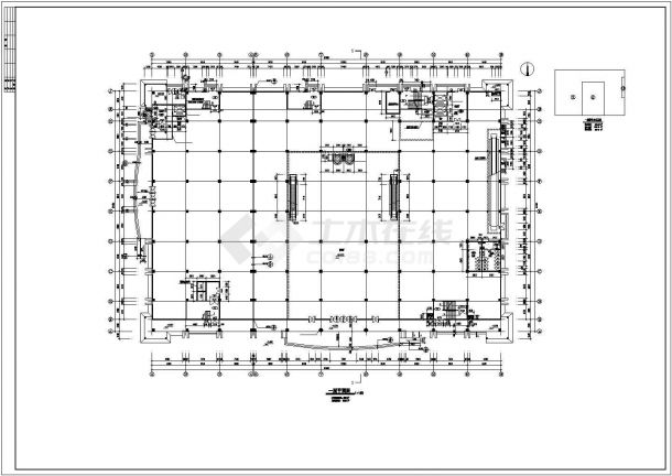 商场设计全套建筑施工CAD方案图-图一