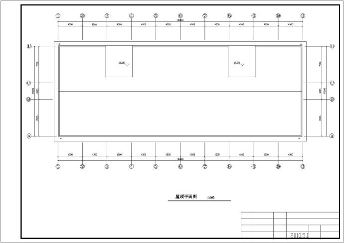 常德市某5千平米6层高档商务酒店建筑设计CAD图纸_图1