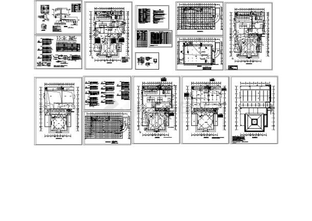 苏北某公司汽车4S店电气建筑设计cad图纸，含说明-图一