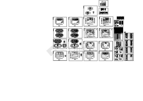 海门某商住楼电气建筑施工设计cad图纸，共30张-图二