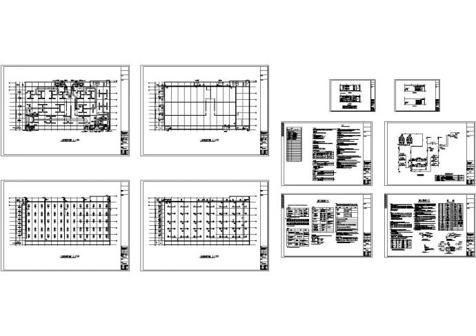 山东某货运站空调图纸设计cad施工图_图1