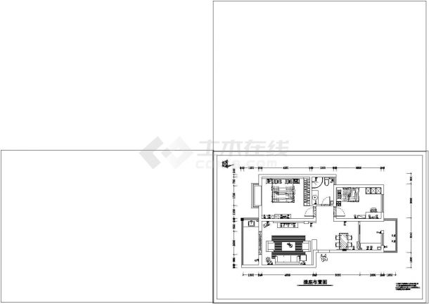 精装修样板房装修工程施工图纸（含设计说明）-图二