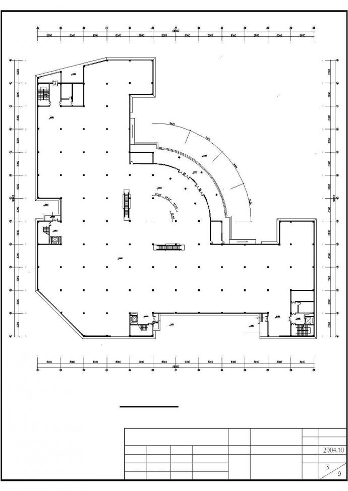 某市某五层商场建筑设计方案_图1