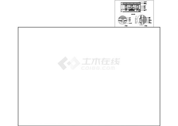 [北京]酒店内中餐厅室内全套装修cad施工图(含中餐厅平面图)-图二