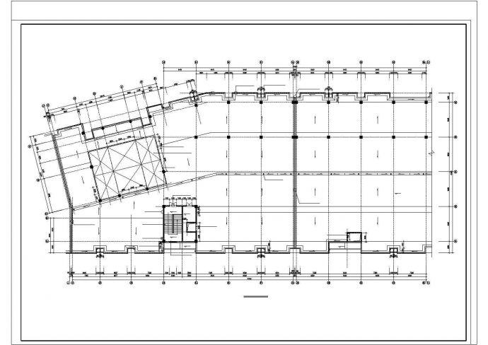 大型商场建筑施工设计cad图，含施工说明_图1