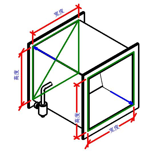 机电-风管附件-止回阀-方形_图1