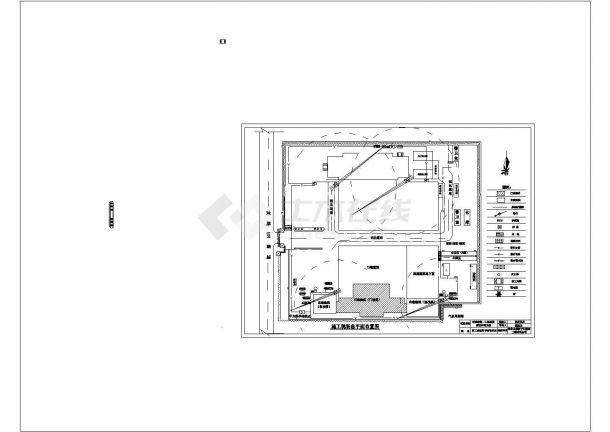 某市第一人民医院施工现场总平面图CAD-图一