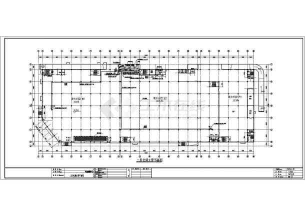 [上海]某购物中心商场大楼空调设计cad平面施工图-图一