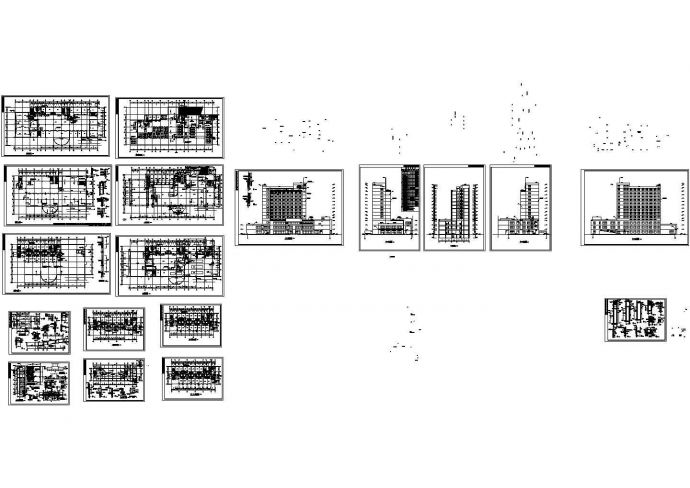 黑龙江某宾馆建筑施工CAD全套图纸_图1