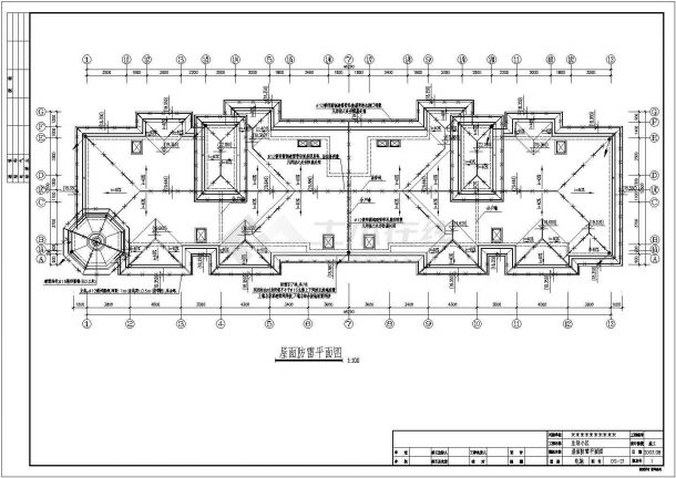 【杭州】某高档住宅小区全套建筑CAD电气图纸(含配电箱接线系统图)-图二