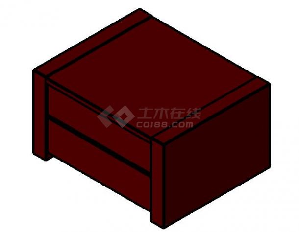 家具-3D-柜子-边柜4