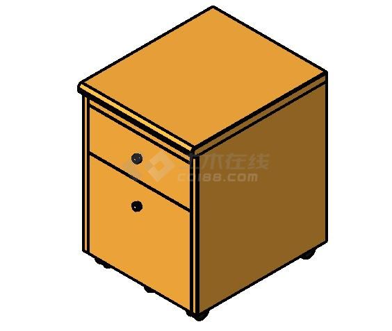 家具-3D-柜子-边柜2