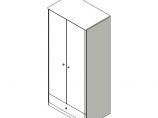 家具-3D-柜子-双门衣柜图片1
