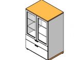 家具-3D-柜子-书柜4图片1
