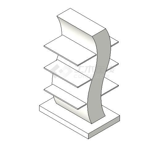 家具-3D-柜子-书架2