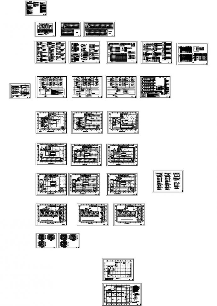 某八层商厦全套电气CAD施工图_图1