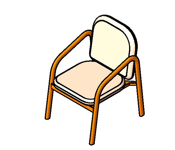 家具-3D-桌椅-椅子-扶手椅3_图1