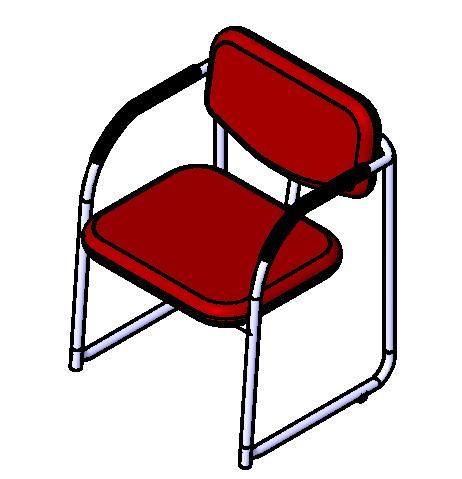 家具-3D-桌椅-椅子-扶手椅4
