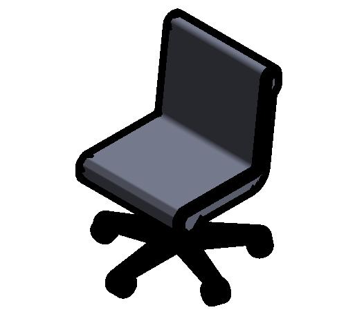 家具-3D-桌椅-椅子-转椅10_图1