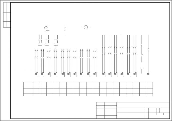 庆阳石化水站自动控制工程 CAD 图纸_图1