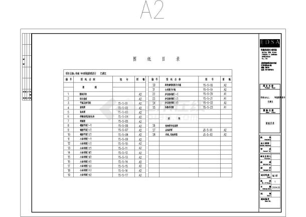 华南巴黎区环境景观设计cad图，共二十八张-图一