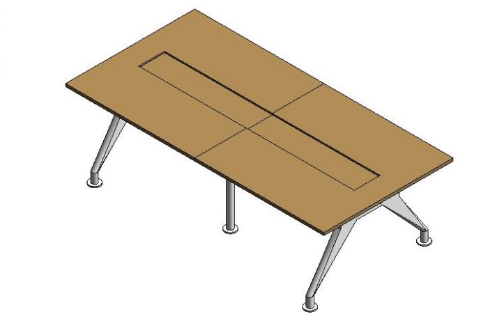 家具-3D-桌椅-桌子-会议桌2_图1