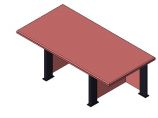 家具-3D-桌椅-桌子-主管桌图片1