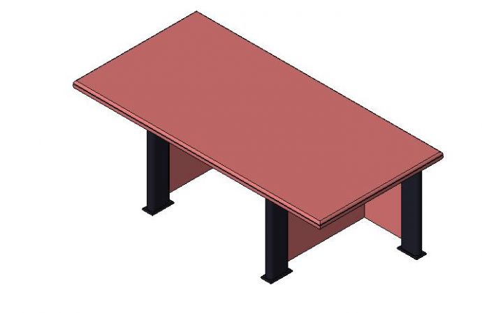 家具-3D-桌椅-桌子-主管桌_图1