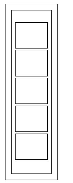  门-门其他配件-门嵌套族-侧面采光嵌板1_图1