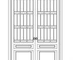  门-装饰门-中式-中式双扇门4图片1