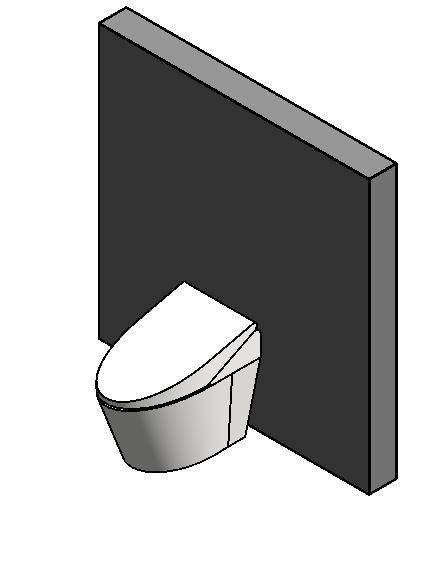  卫浴-常规卫浴-坐便器-全自动坐便器挂墙式-3D