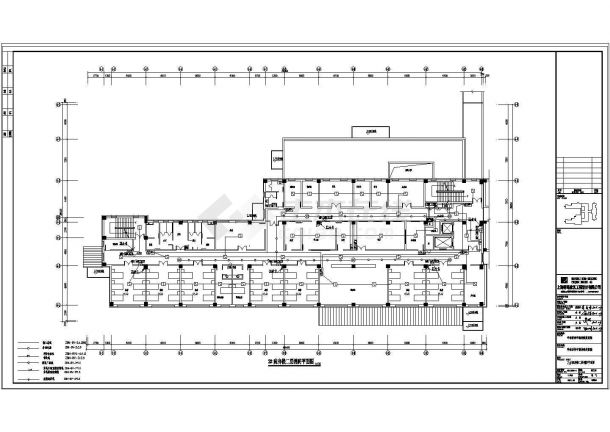 电施80-2#病房楼二层消防平面图.-图一