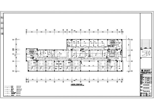 电施76-1#病房楼三层消防平面图-图一
