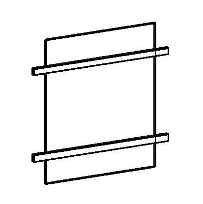 铁栏杆设计玻璃嵌板图纸