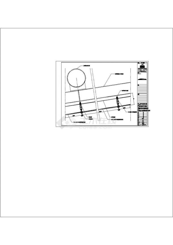 天津奥林匹克中心体育场屋面系统工程施工图设计（天大）-dwg-图二