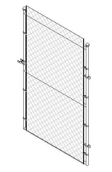 铁栏杆设计铁门详细图纸