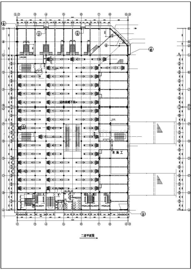 多层商场建筑空调通风系统设计施工图-图二