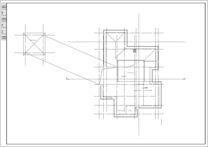 衢州某村镇295平米2层砖混结构单体别墅全套平立剖面设计CAD图纸_图1