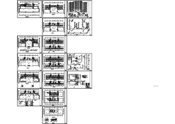 某十二层办公楼空调采暖cad设计施工图_图1