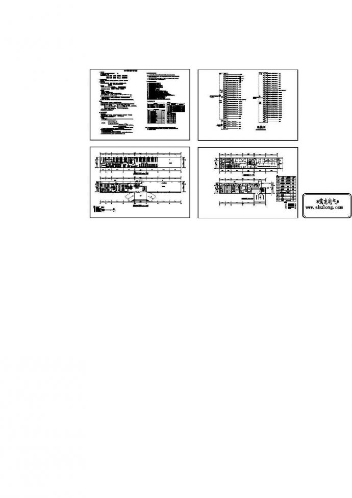 [广东]某公司两层办公楼电气施工CAD图纸_图1