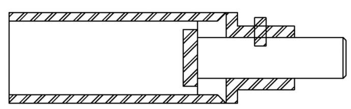 详图项目-Div03构造-金属材质-金属紧固件-网架杆件节点 - 剖面_图1