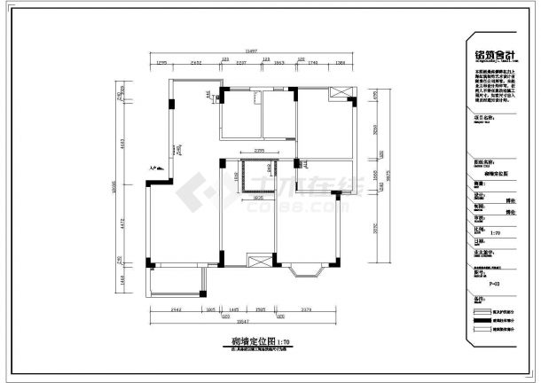 中式风格住宅装修施工图效果图-图一