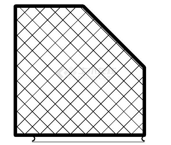 详图项目-Div03构造-砌体-混凝土砌块-成形窗台 CMU - 剖面