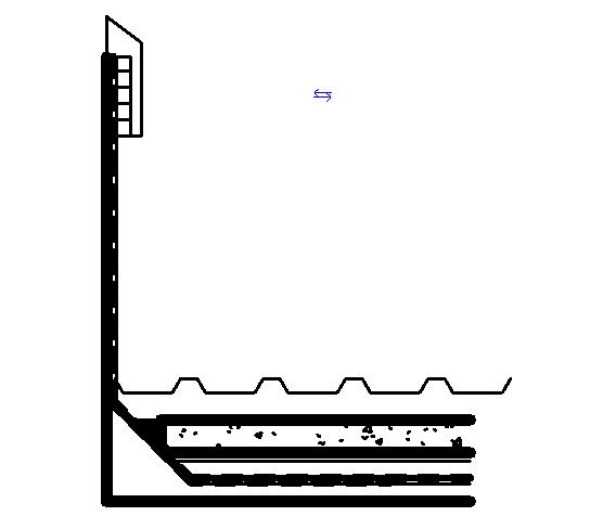 详图项目-Div03构造-防热和防潮-屋面防水做法-种植-种植_找坡 - 草皮 - 砼墙 - 无保护墙 - 有排水板_图1