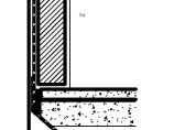 详图项目-Div03构造-防热和防潮-屋面防水做法-种植-种植_虹吸 - 草皮 - 砼墙 - 有保护墙 - 无盖板 - 无排水板图片1