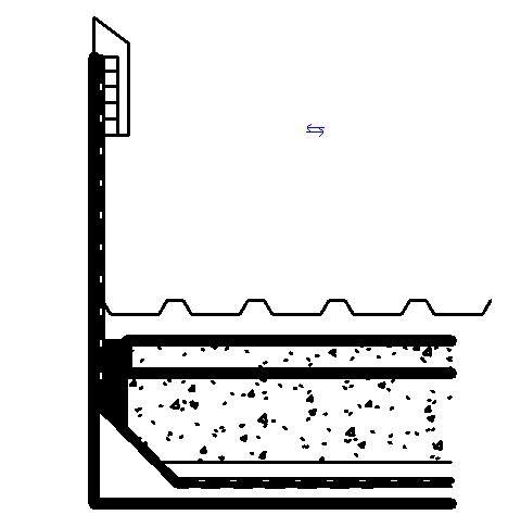 详图项目-Div03构造-防热和防潮-屋面防水做法-种植-种植_虹吸 - 草皮 - 砼墙 - 无保护墙 - 有排水板