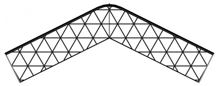详图项目-Div03构造-面层-屋面-屋面板-屋脊通风孔 - 剖面_图1