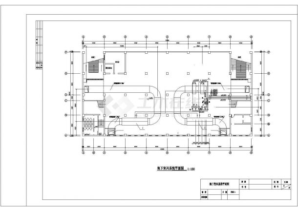 四层商场空气调节系统设计施工图-图二