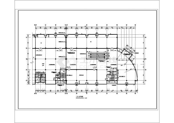 某高层大型商场建筑施工图（含设计说明）-图二