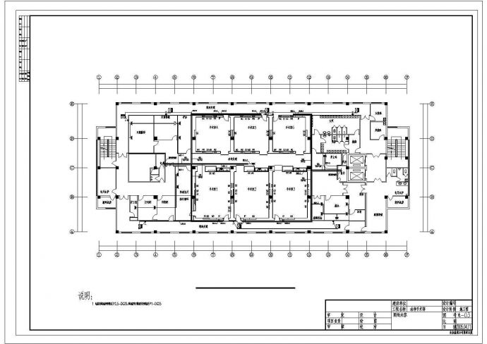 医院手术部电气施工图 CAD图纸_图1